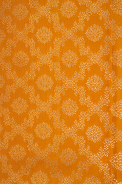 Image of Kanchipattu Brocade Yellow Saree