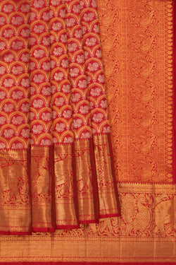 Image of Kanchipattu Brocade Red Saree
