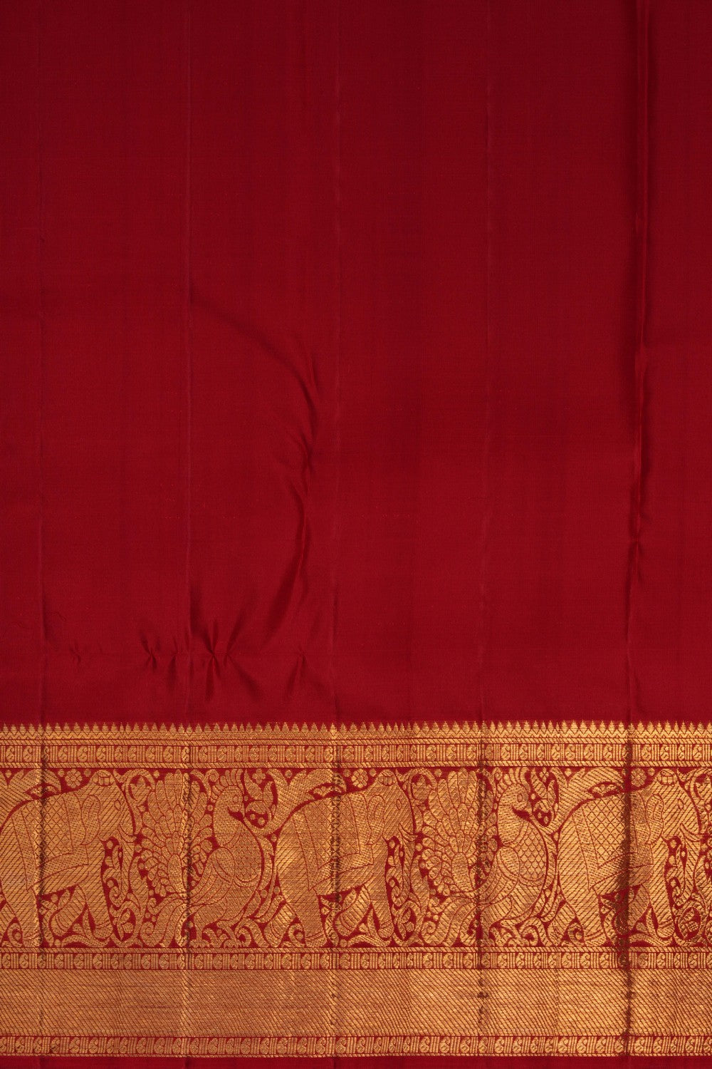 Kanchipattu Brocade Red Saree