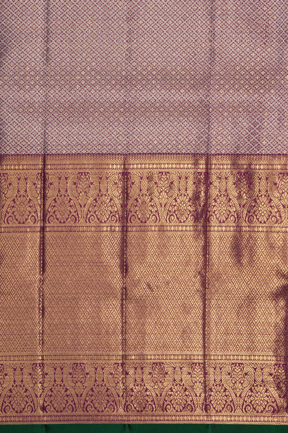 Kanchipattu Brocade Purple Saree