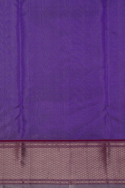 Image of Chanderi Tissue Silk Purple Saree