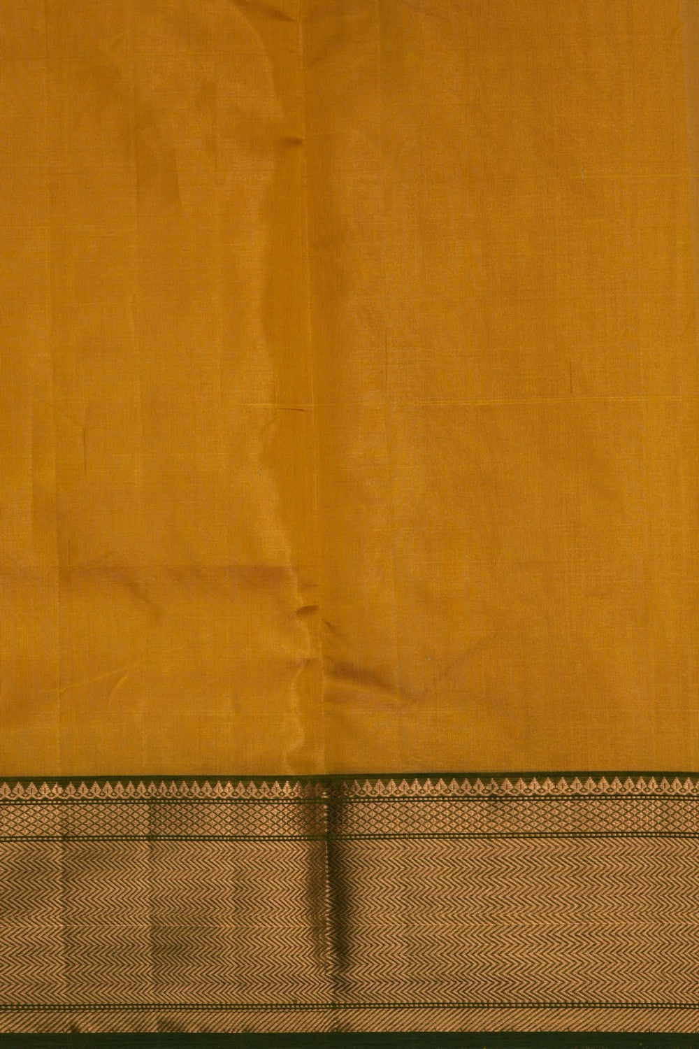Image of Chanderi Tissue Silk Gold-Yellow Saree