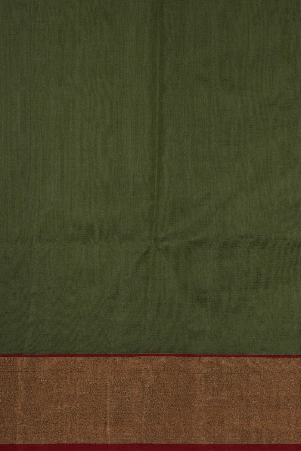 Chanderi Silk Brocade Green Saree
