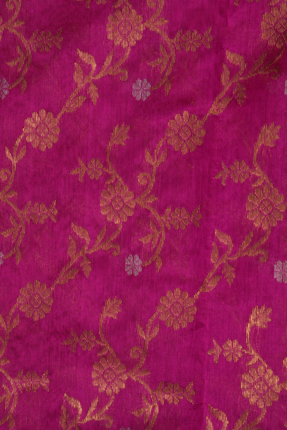 Image of Chanderi Tissue Silk Pink Saree