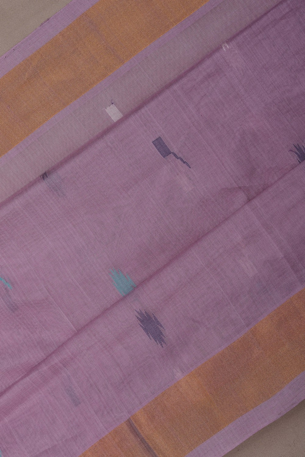 Image of Uppada Cotton Mauve Saree