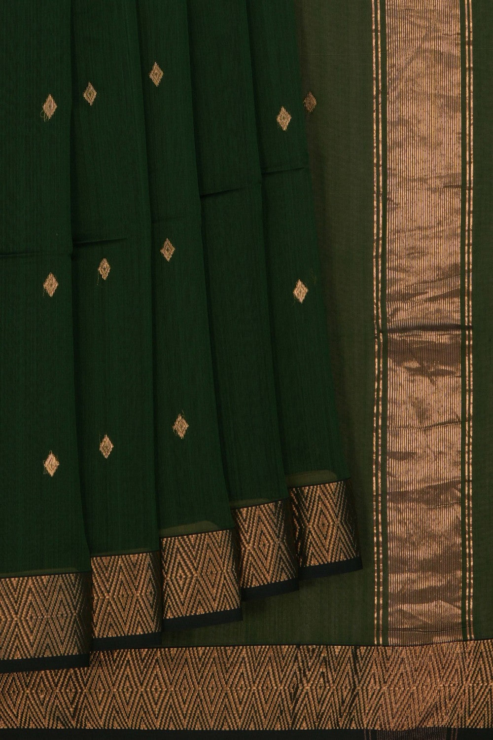 Cotton Silk Green Saree
