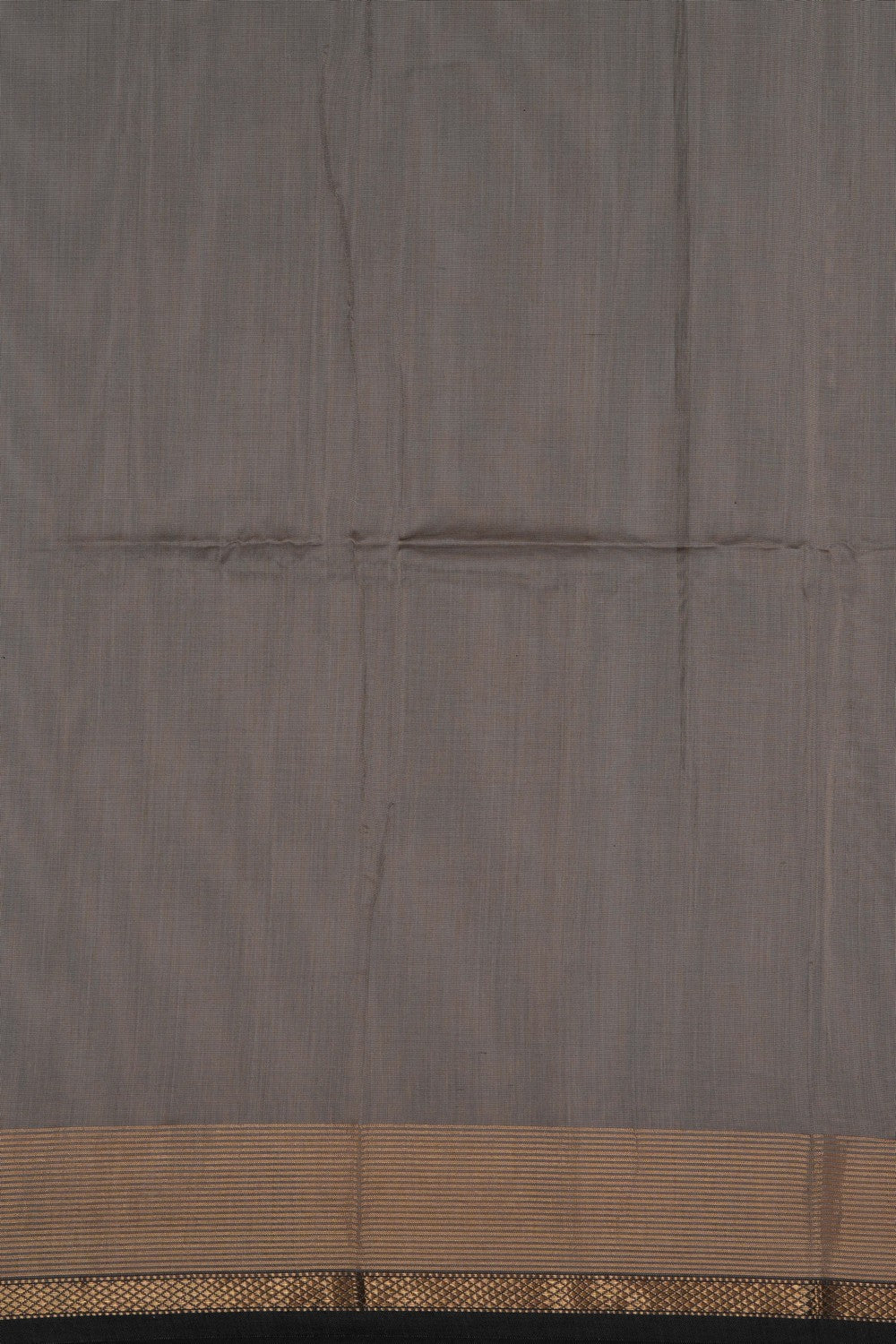 Image of Cotton Silk Grey Saree