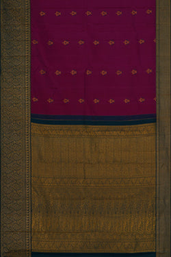 Image of Kanchipattu Violet Saree