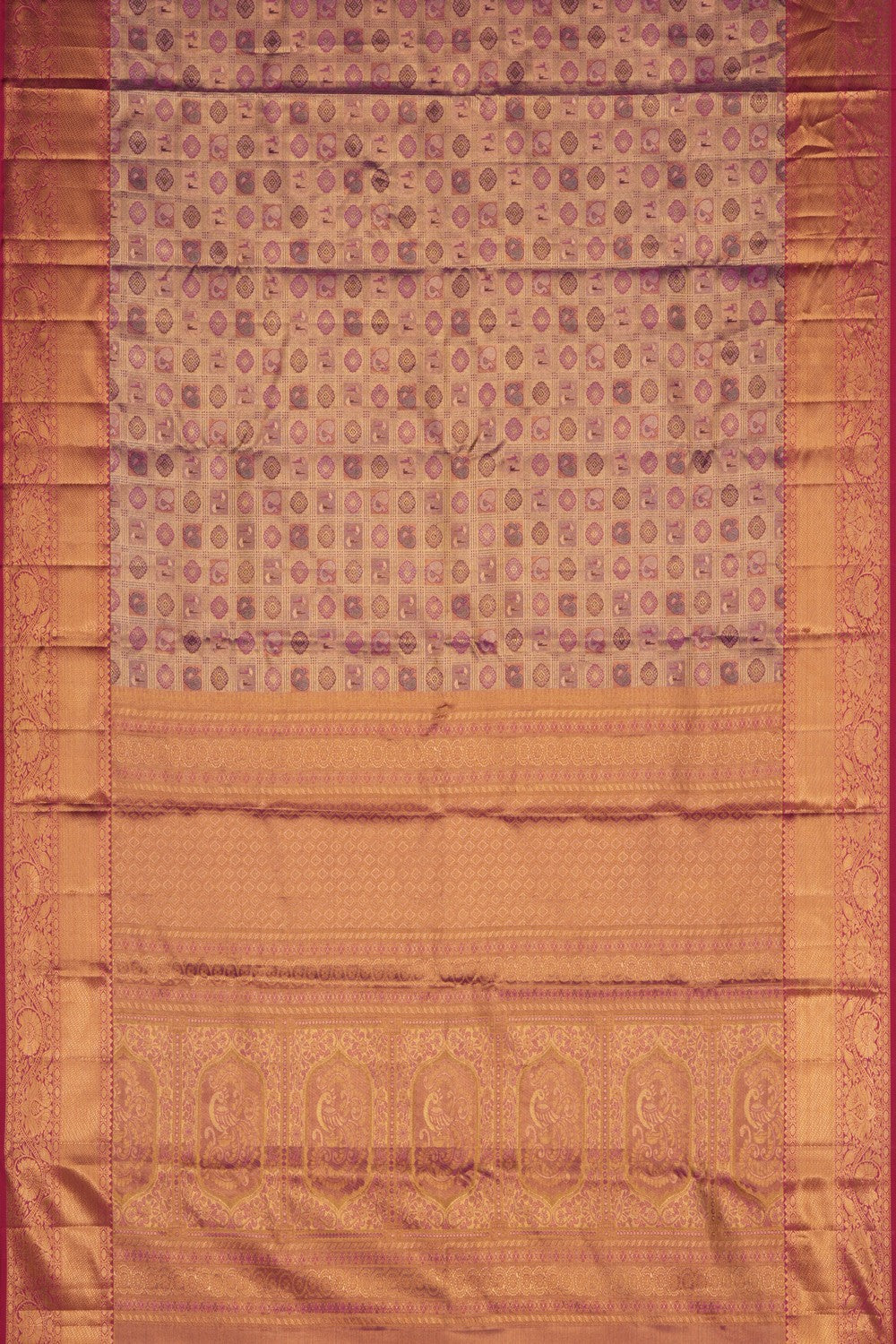 Image of Kanchipattu Tissue Brocade Saree