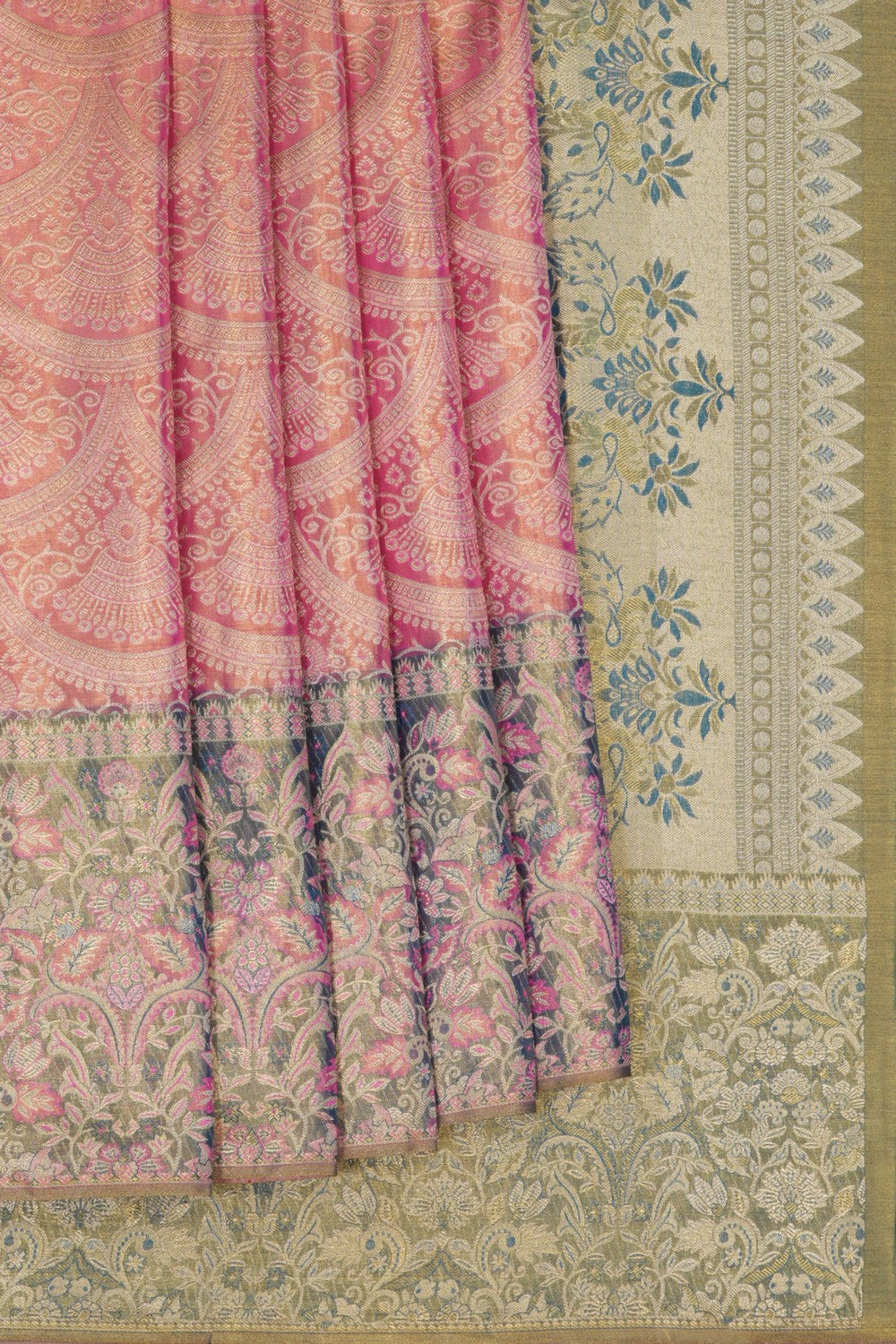 Image of Kanchipattu Tissue Brocade Saree
