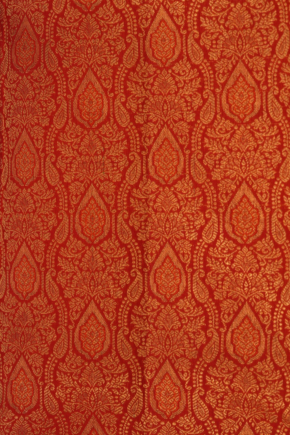 Kanchipattu Brocade Red Saree