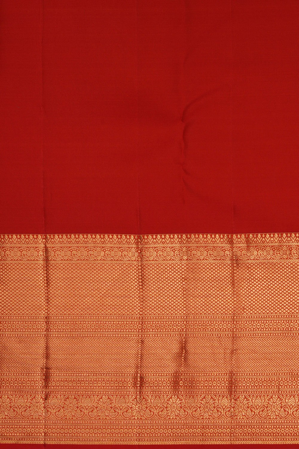 Kanchipattu Brocade Red Saree
