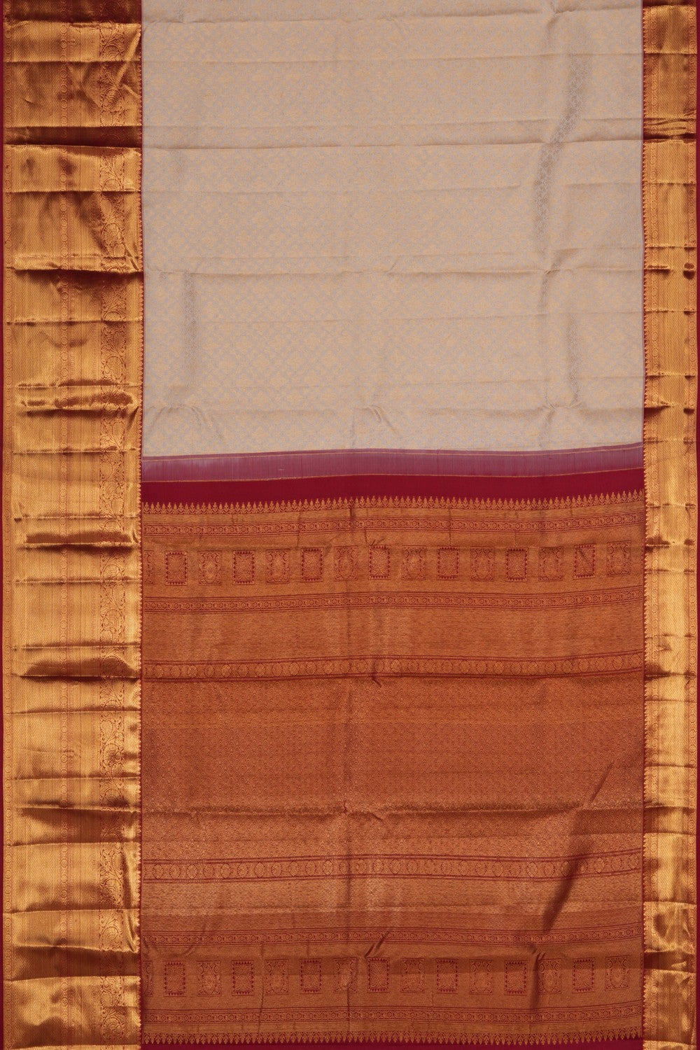 Image of Kanchipattu An Ethereal Off-White Saree