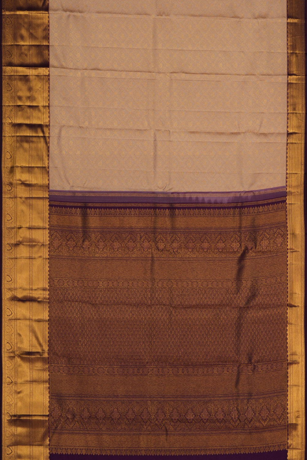 Image of Kanchipattu An Ethereal Off-White Saree
