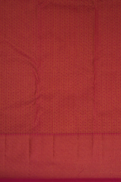 Image of Kanchipattu Brocade Orange Saree