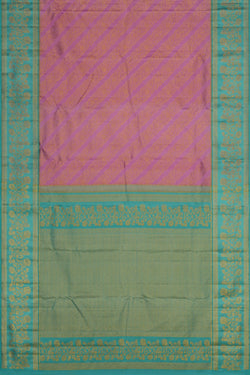 Image of Kanchipattu Brocade Pink Saree