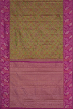 Image of Kanchipattu Brocade Green Saree