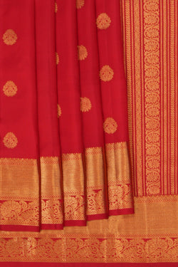 Image of Kanchipattu Red Saree
