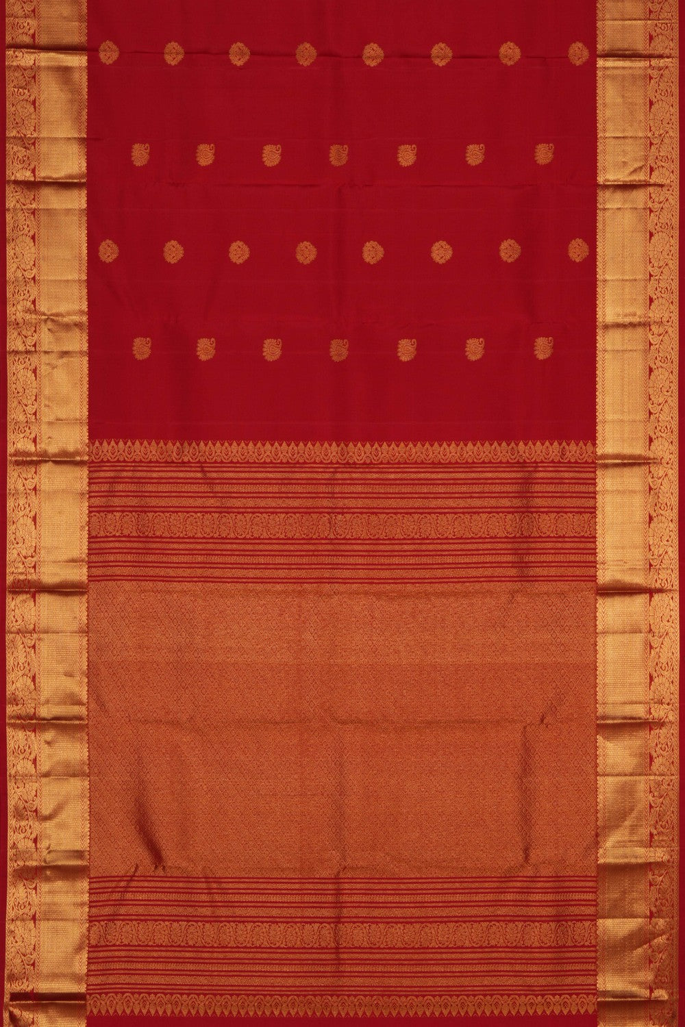 Kanchipattu Red Saree