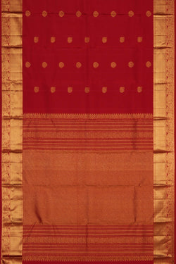Image of Kanchipattu Red Saree