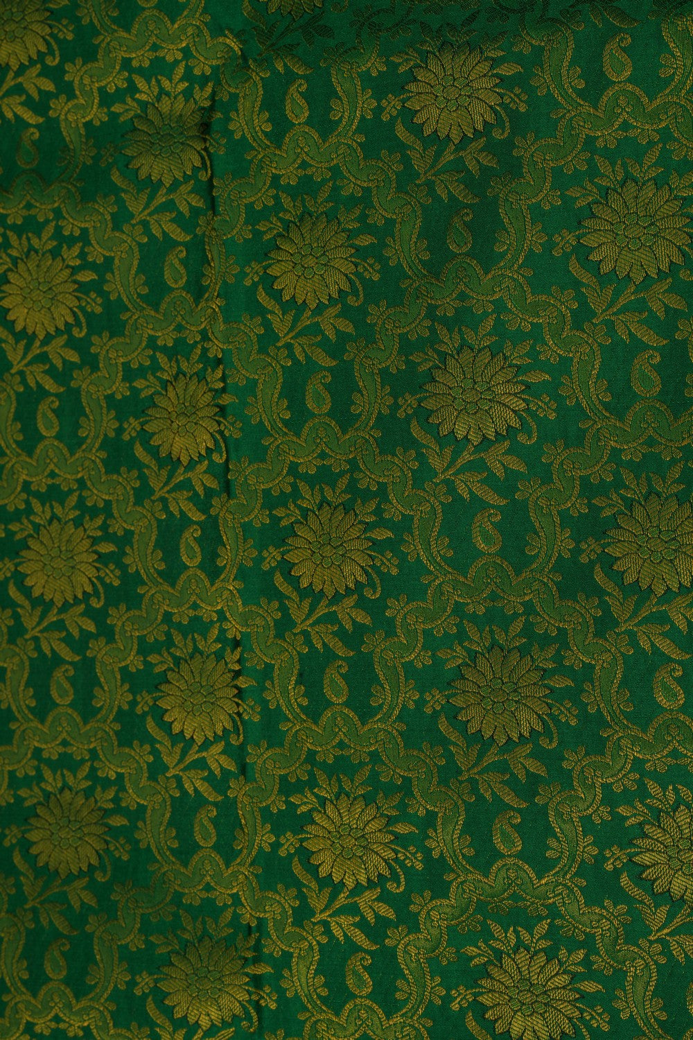 Kanchipattu Brocade Green Saree