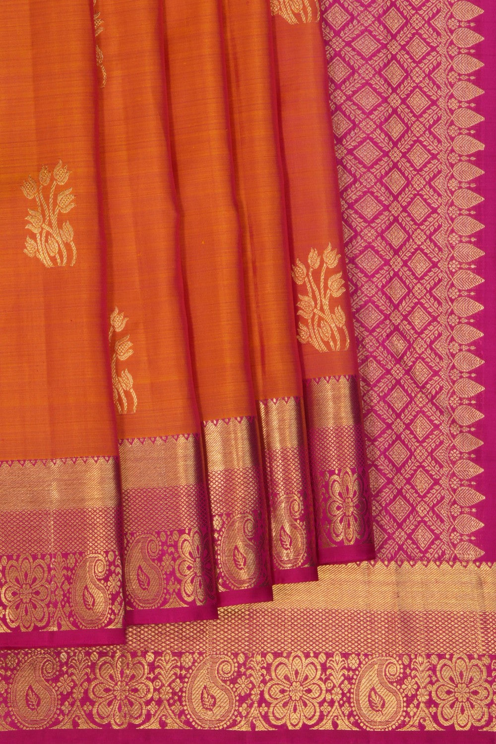 Image of South Silk Mustard Saree