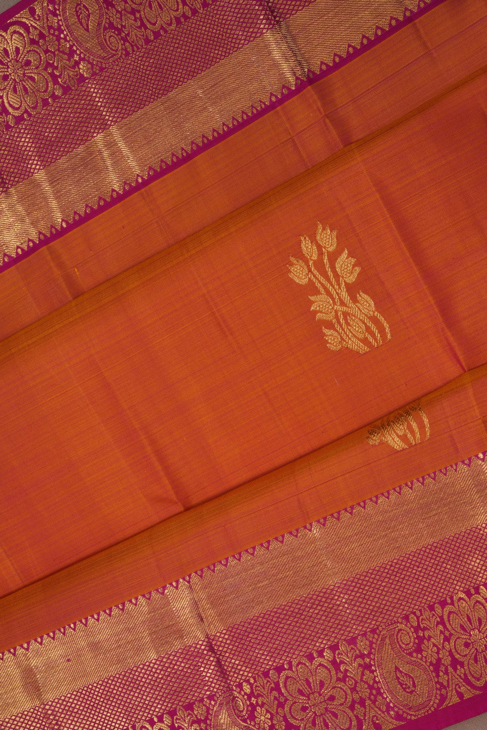South Silk Mustard Saree