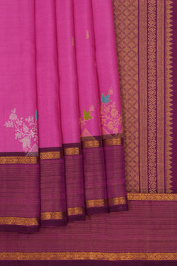 Image of South Silk Pink Saree