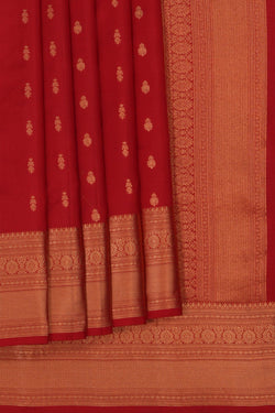 Image of South Silk Red Saree