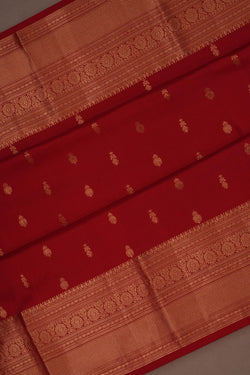 Image of South Silk Red Saree