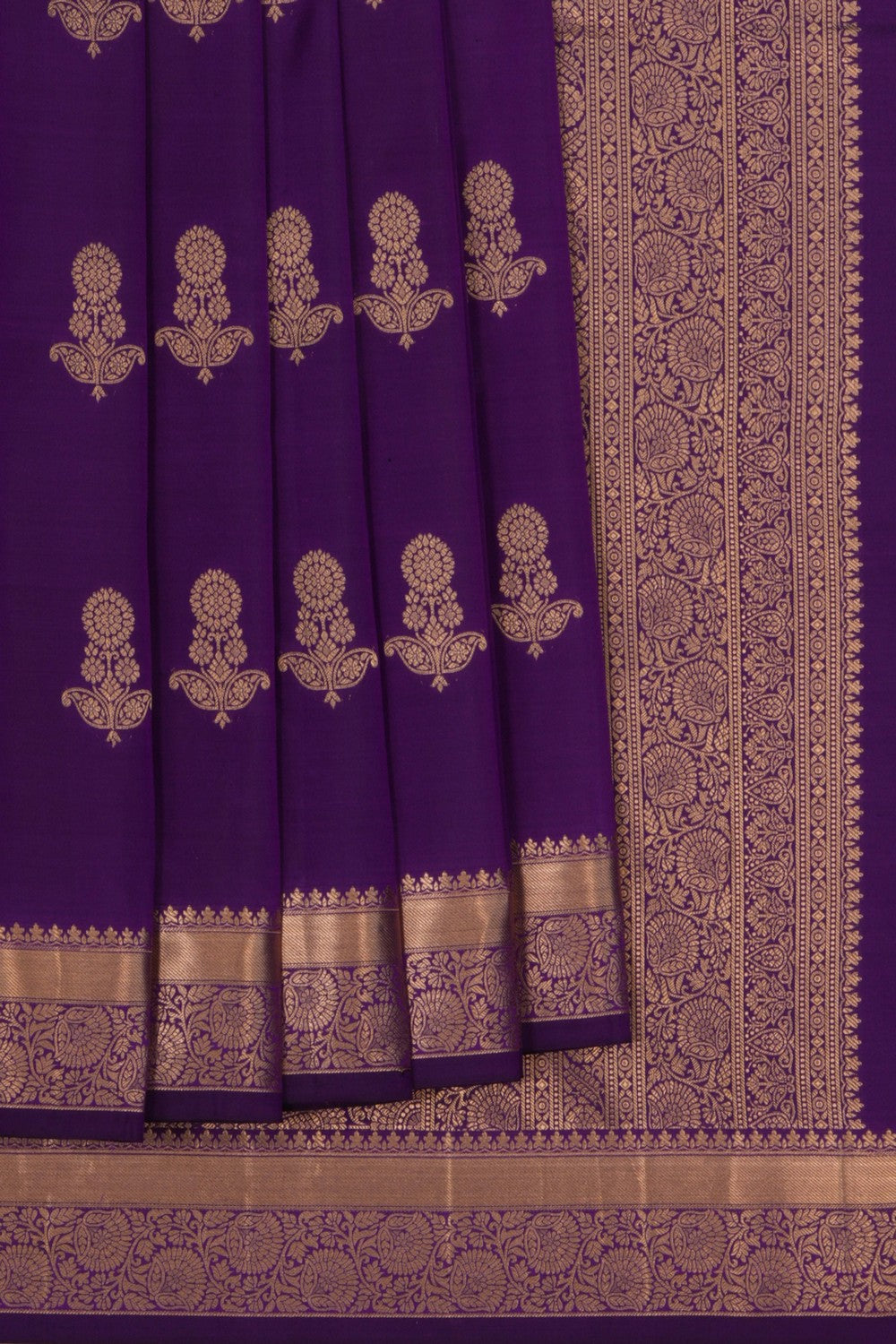 South Silk Purple Saree