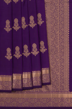 Image of South Silk Purple Saree