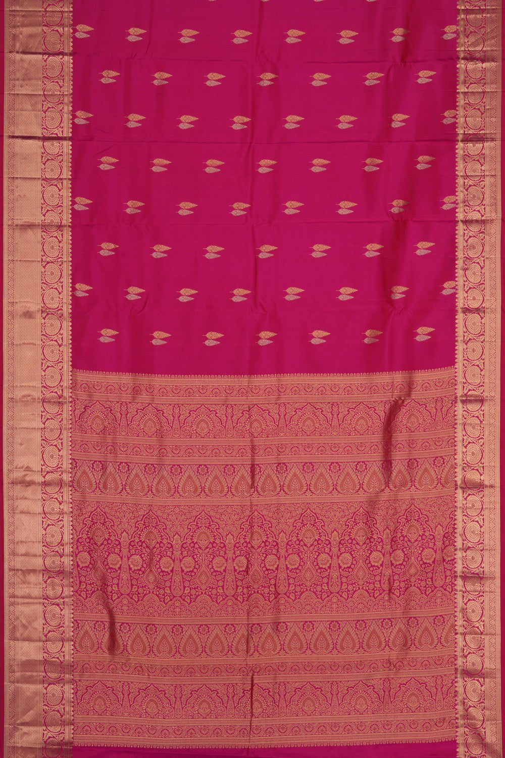 South Silk Pink Saree