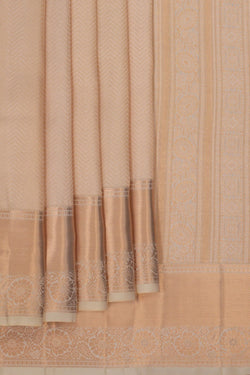 Image of South Silk Cream Saree