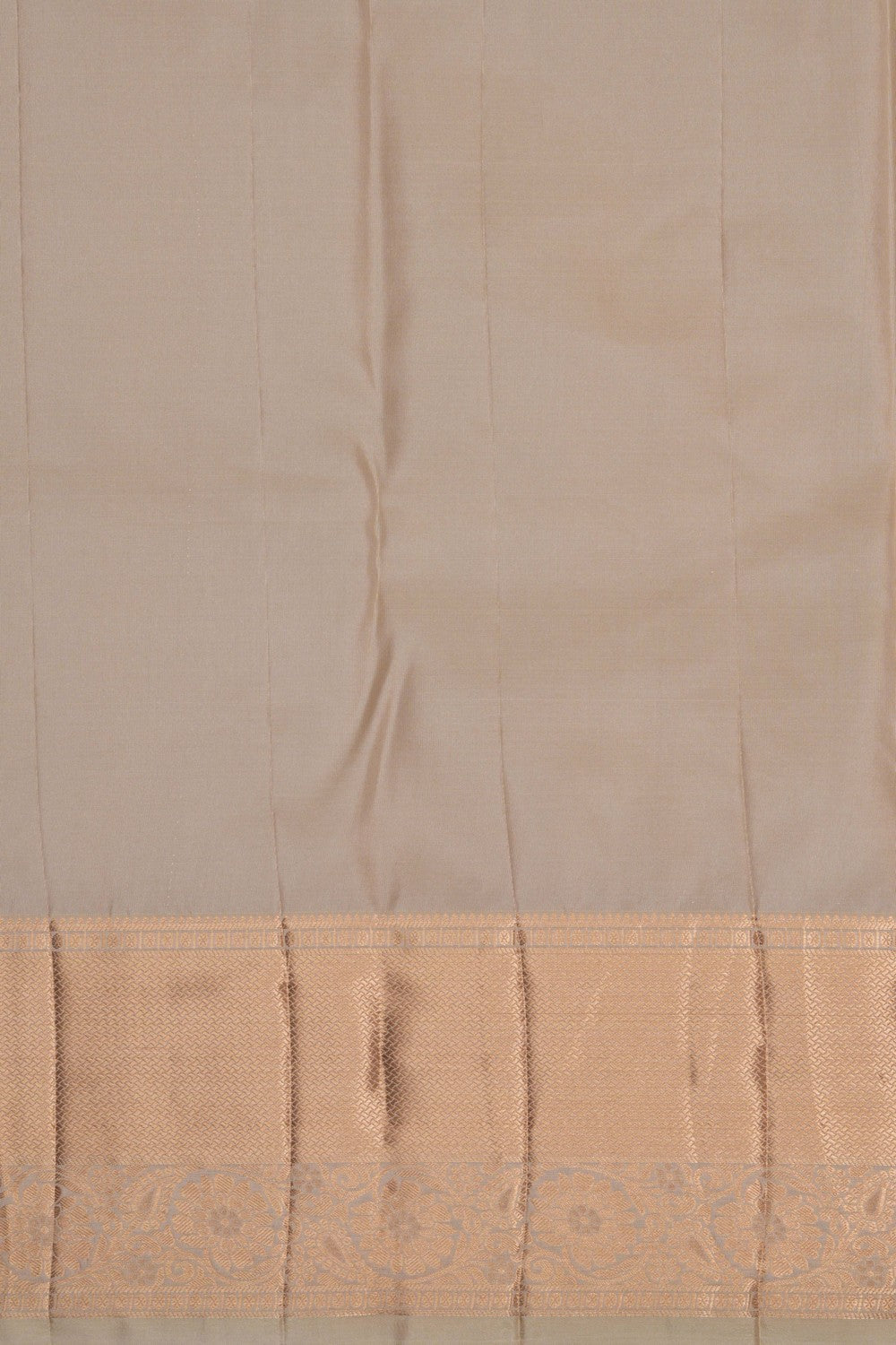 South Silk Cream Saree