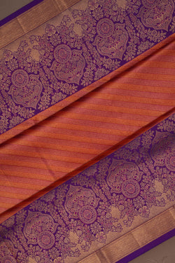 Image of South Silk Pink-Gold Saree