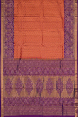 Image of South Silk Pink-Gold Saree