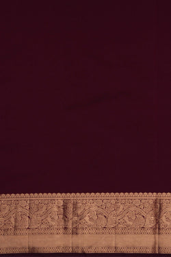 Image of South Silk Maroon Saree
