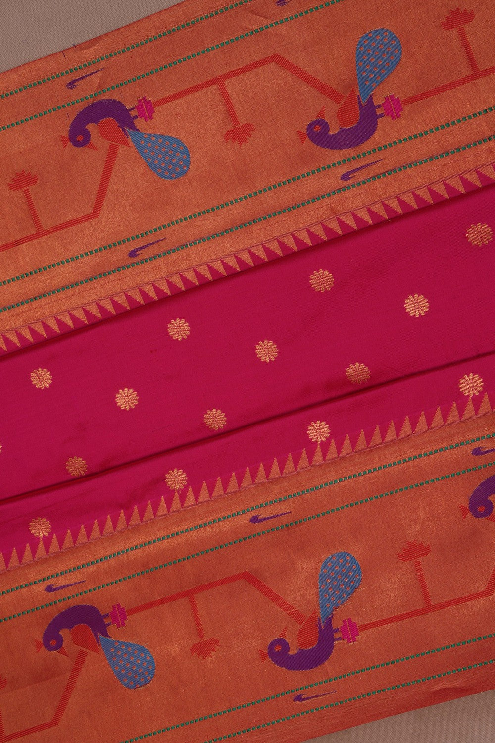 Image of Paithani Pink Saree