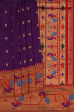 Image of Paithani Purple Saree