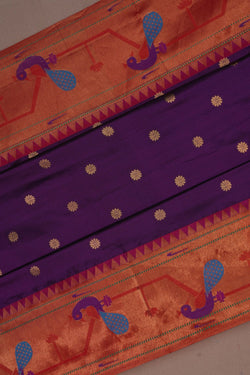 Image of Paithani Purple Saree
