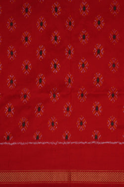 Image of Pochampally Ikat Silk Pink Saree