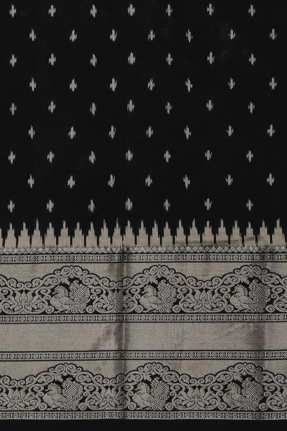 Image of Pochampally Ikat Silk Saree