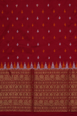 Image of Pochampally Ikat Silk Saree