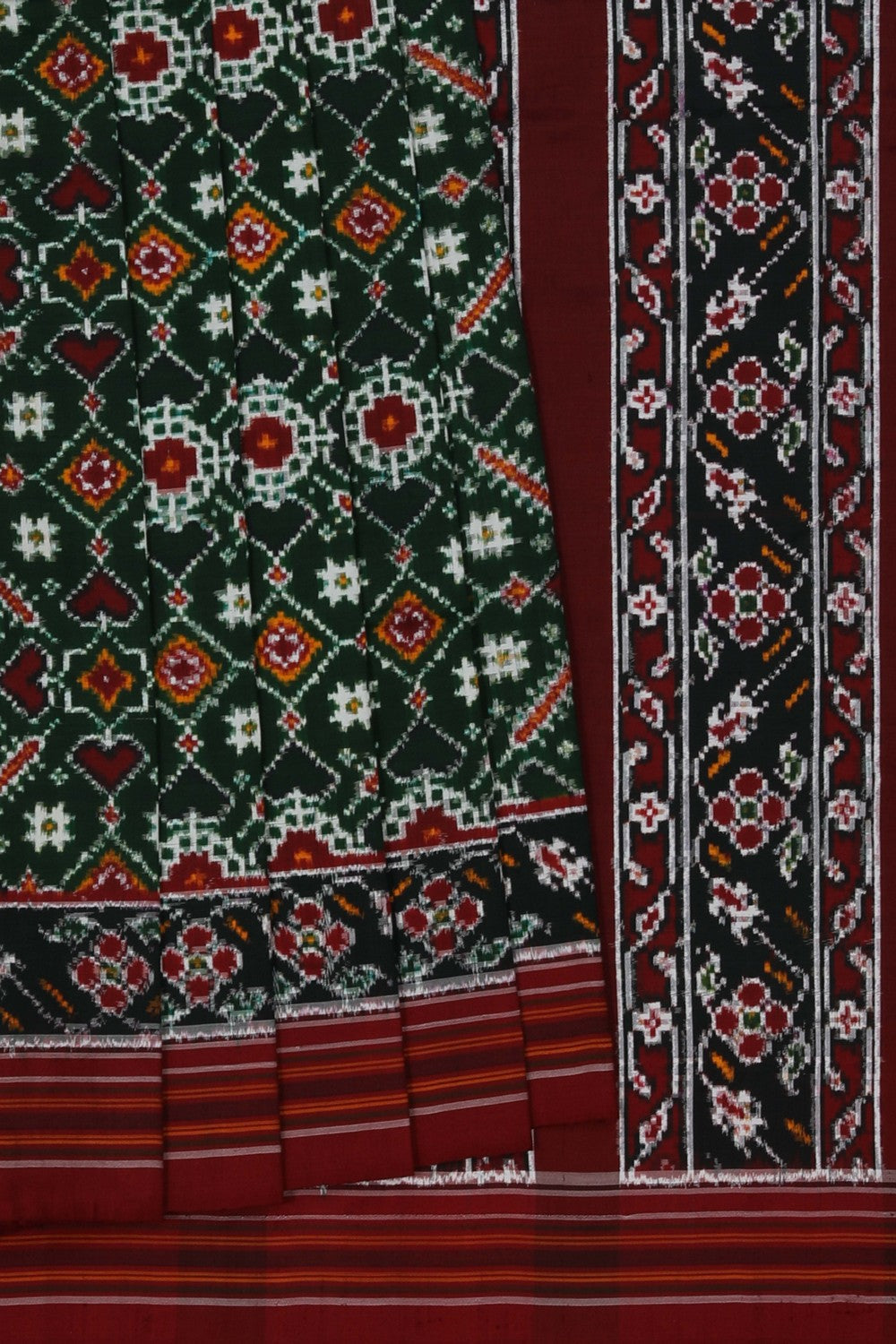 Image of Patan Patola Silk Double Ikat Saree