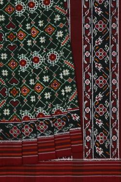 Image of Patan Patola Silk Double Ikat Saree