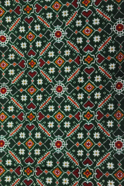Image of Patan Patola Silk Double Ikat Saree