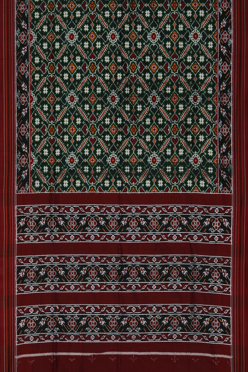 Image of Patan Patola Silk Double Ikat Saree