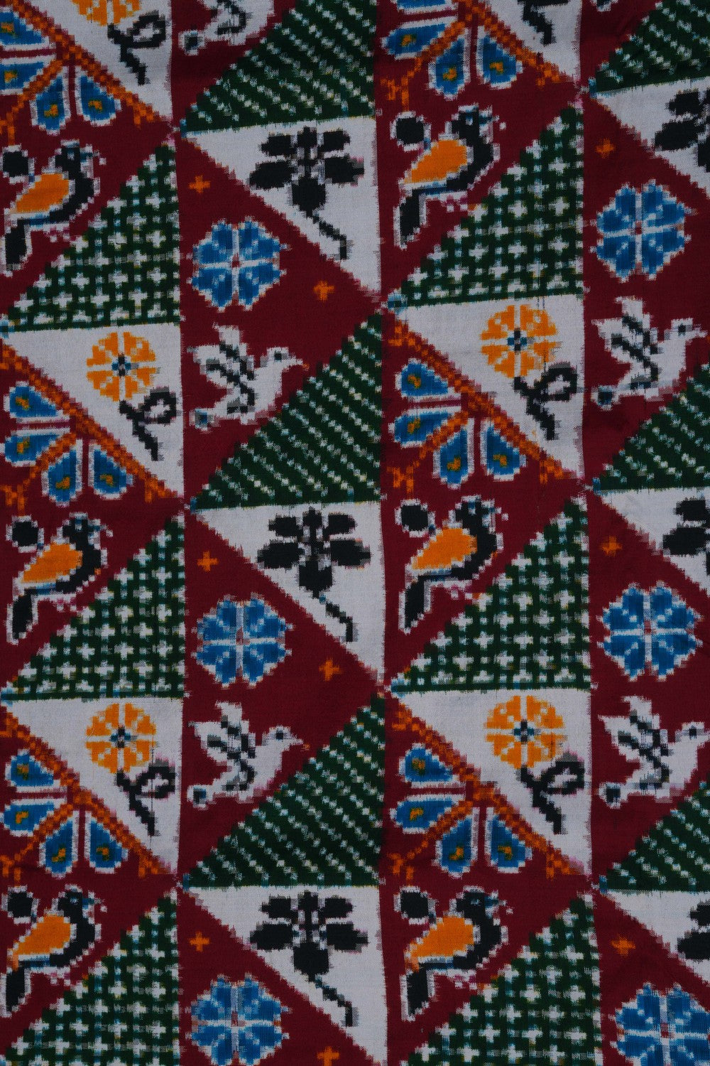 Image of Patan Patola Silk Double Ikat Saree