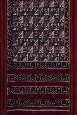 Image of Patan Patola Silk Double Ikat Saree